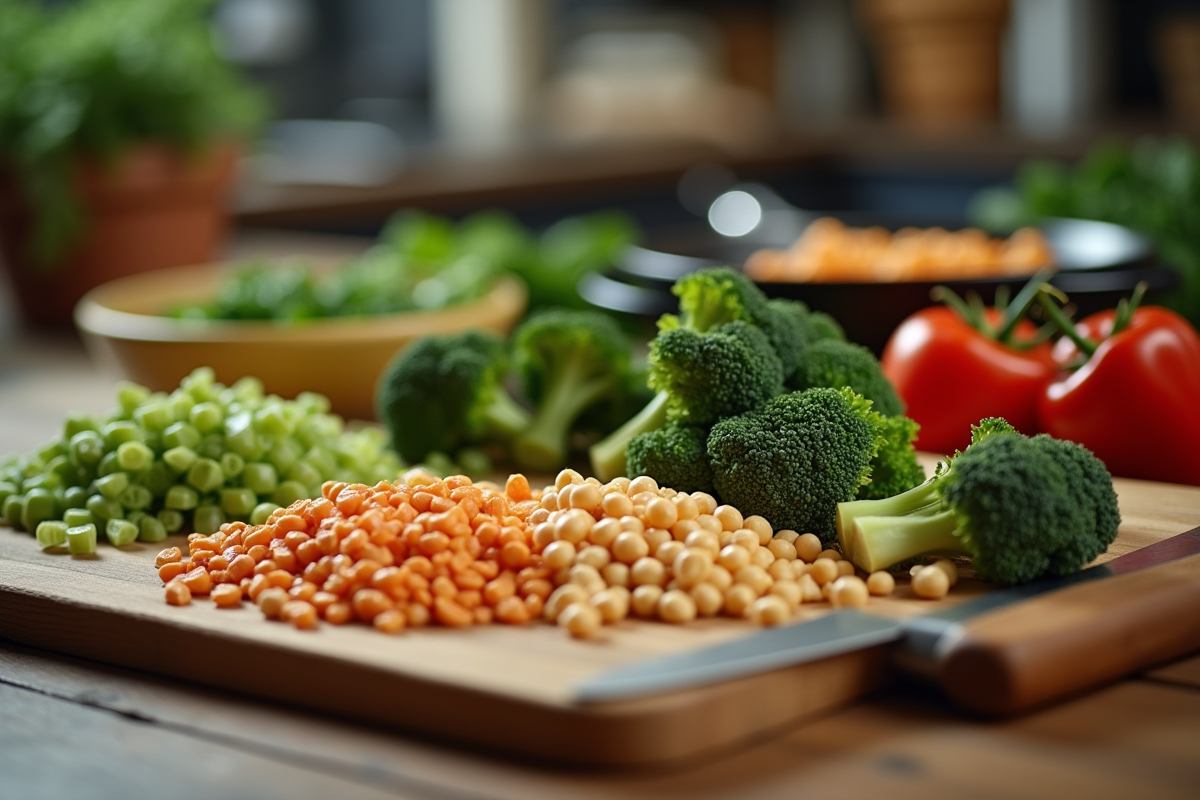 légumes protéines